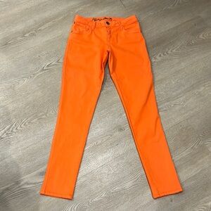 ALICE + OLIVIA Orange Slim Pants